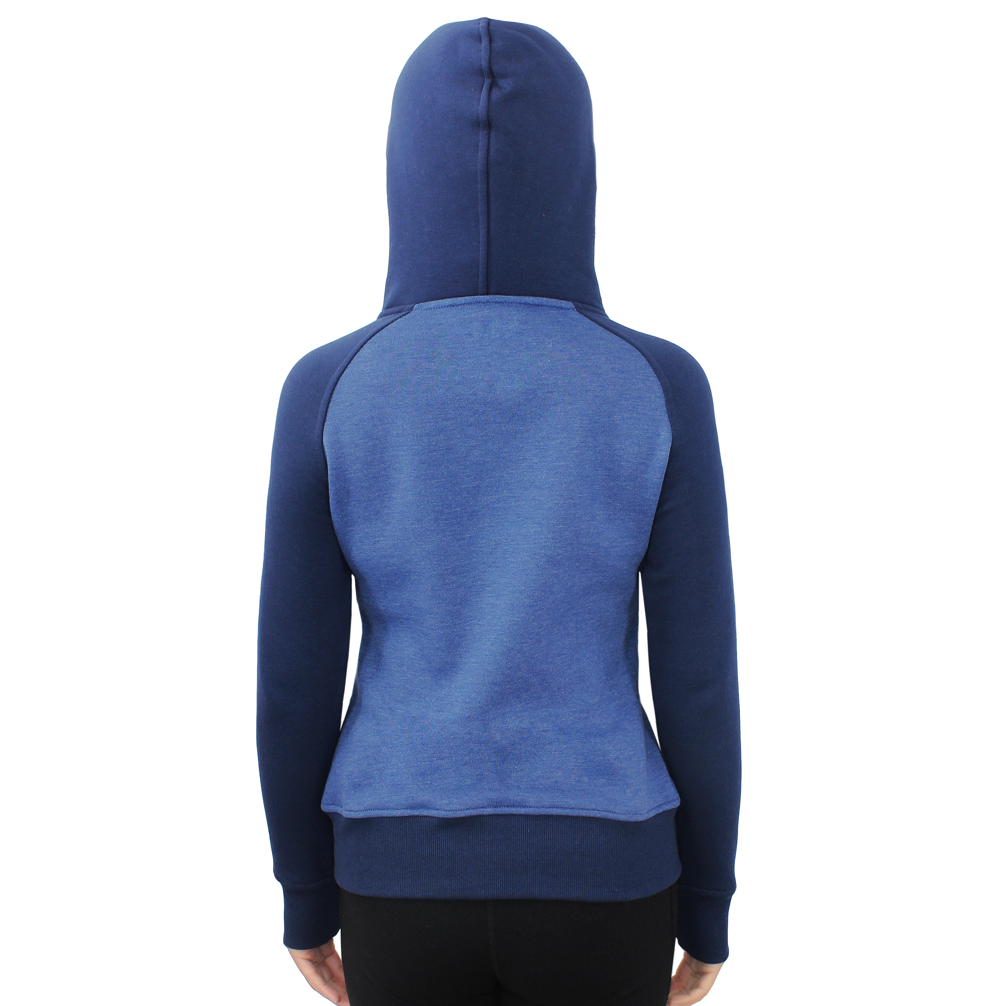 女性のアスレチックランニングパーカーダブルジッパーヘッドスウェットシャツジャケット